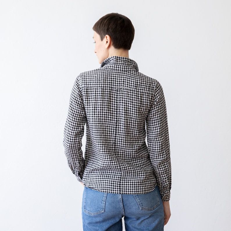 Blusa cuadrícula