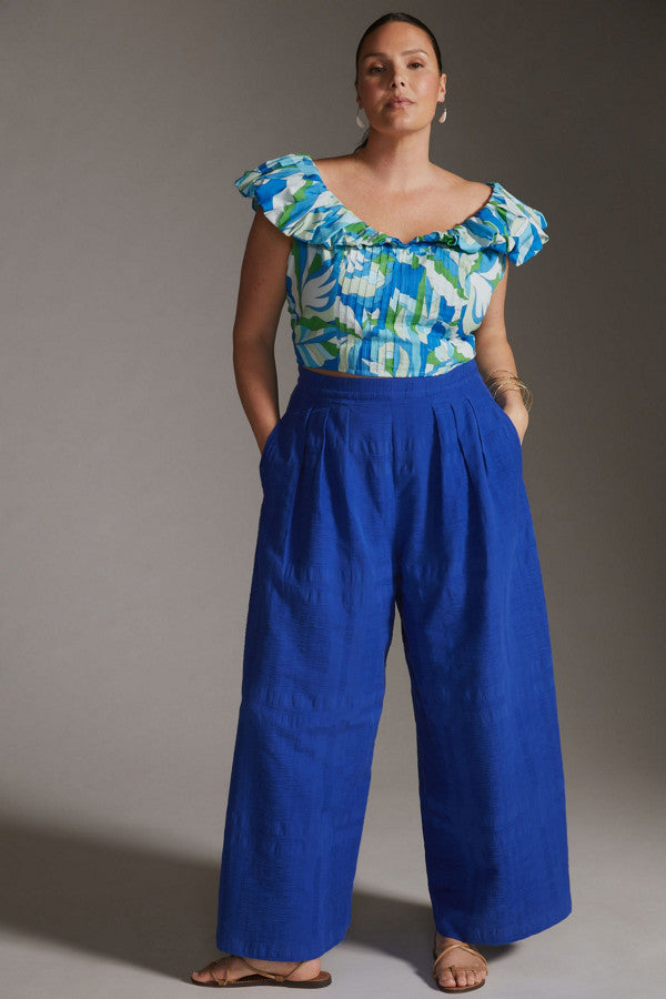 Crop stretch con vuelitos