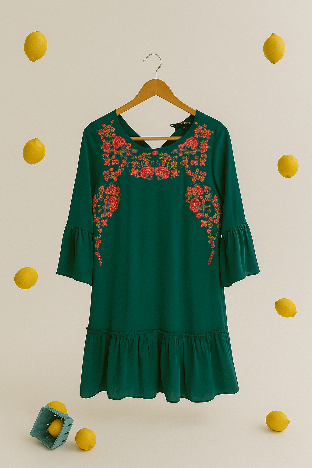 Vestido bordado