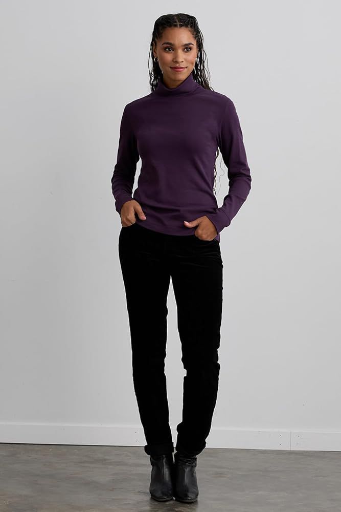 Blusa cuello alto vino – Elegancia cómoda para el día a día 🍷🧵
