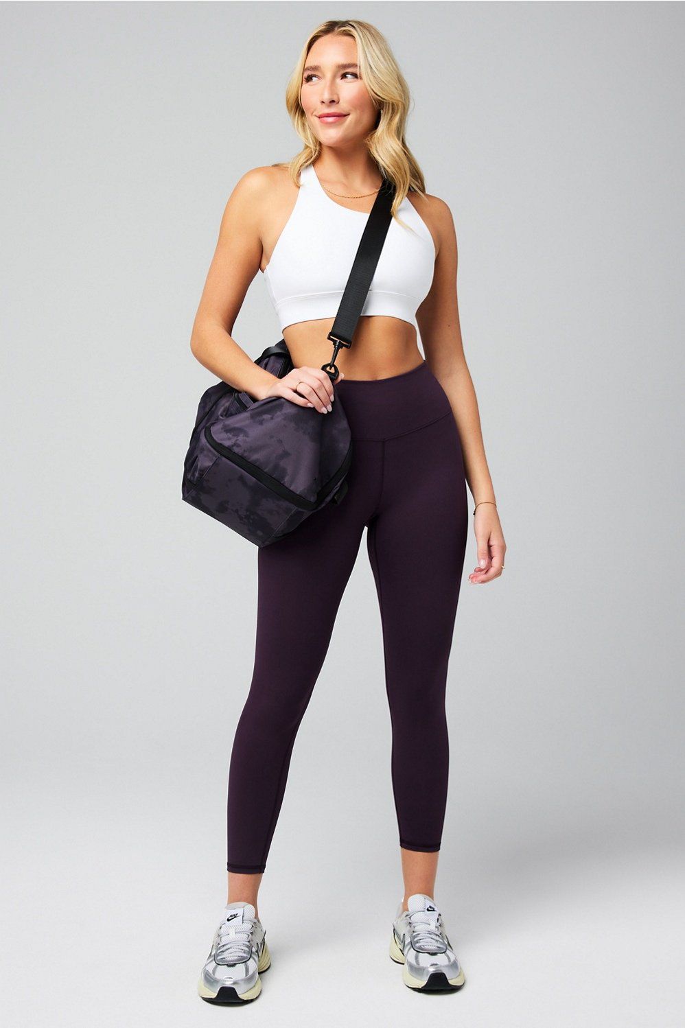 Leggings Deportivos Tono Ciruela con Cintura Alta 🍇🏋️♀️