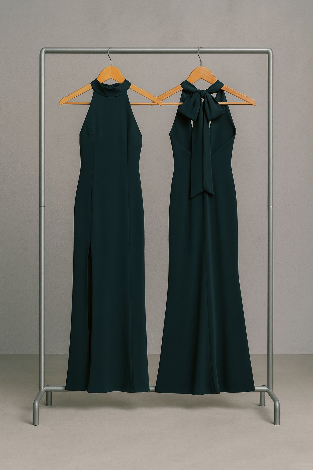 Vestido largo verde