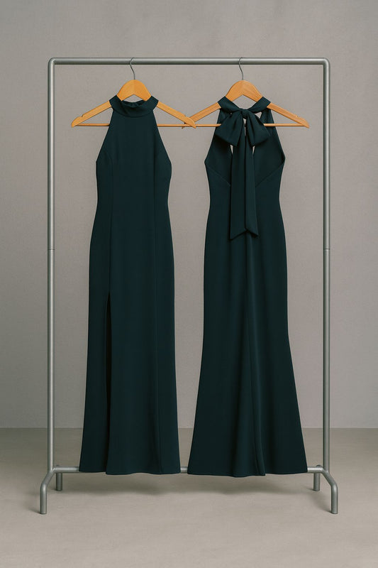 Vestido largo verde