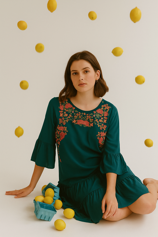 Vestido bordado