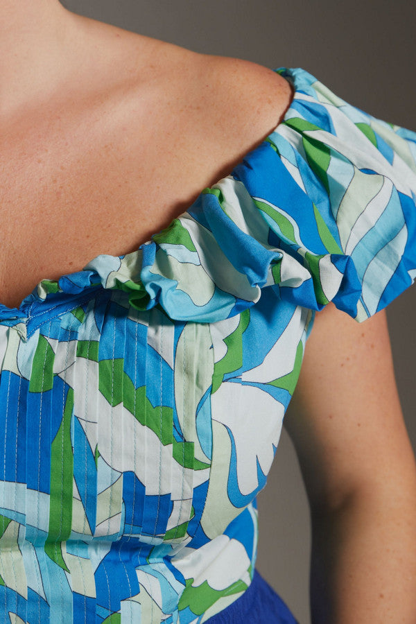 Crop stretch con vuelitos