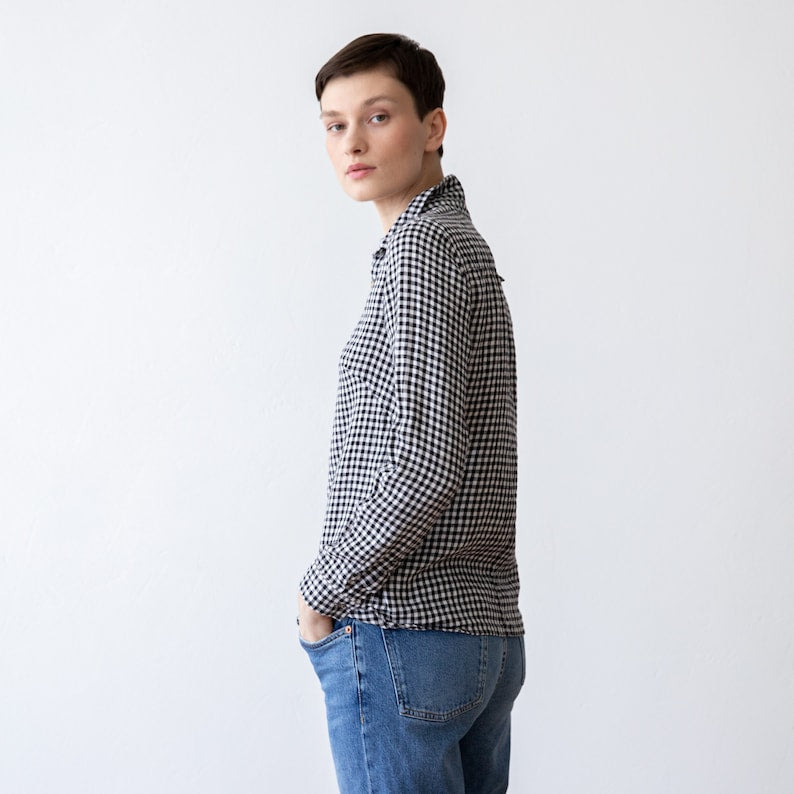 Blusa cuadrícula