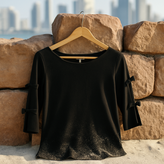 Blusa con moñitos