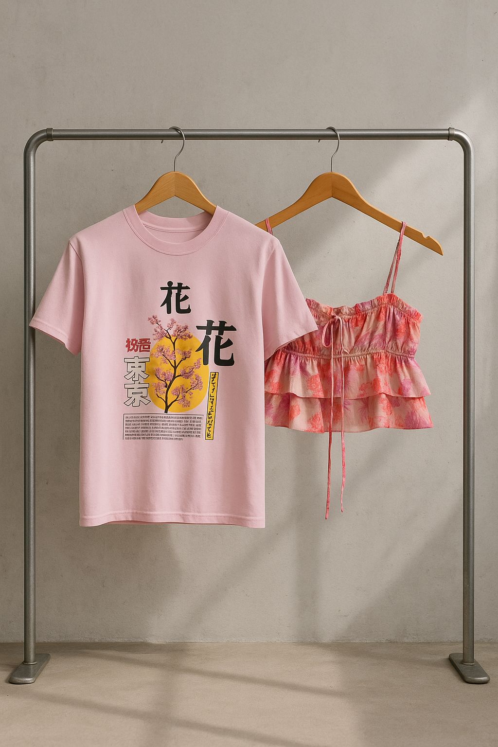 Playera y crop