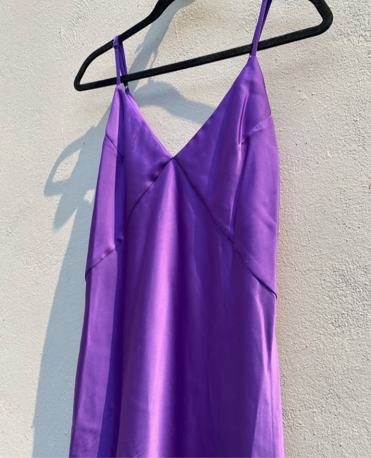 Vestido de seda
