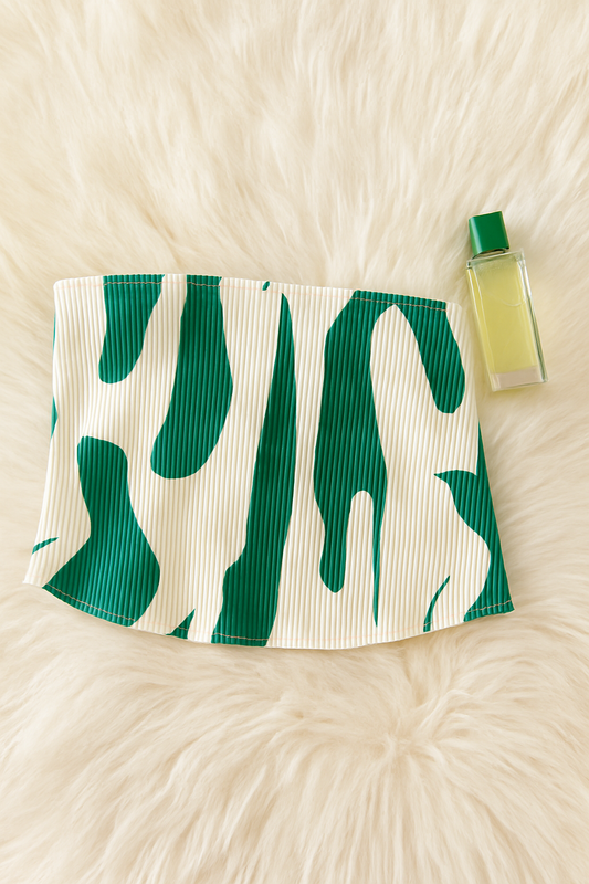 Crop strapples plisado