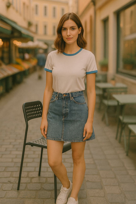 Falda corta levis