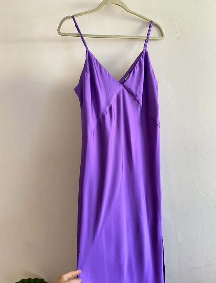 Vestido de seda
