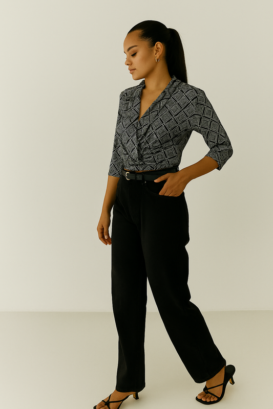 Blusa estampada