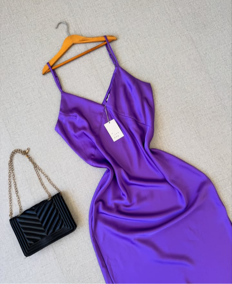 Vestido de seda