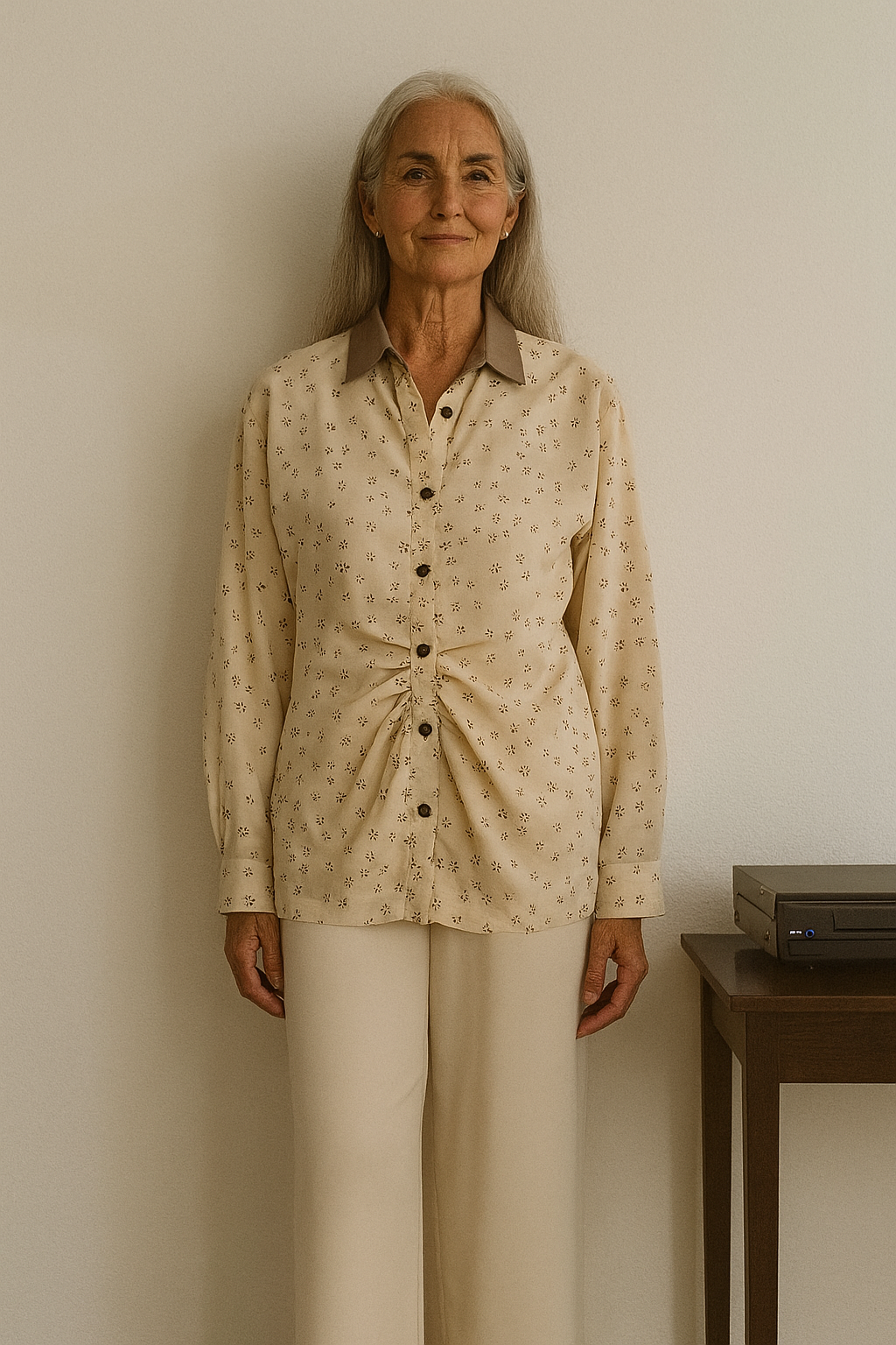 Blusa semiformal