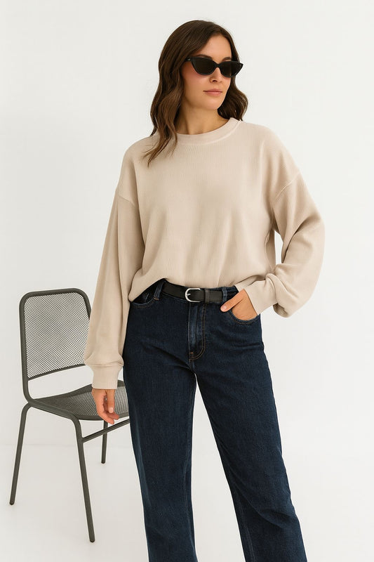 Suéter beige