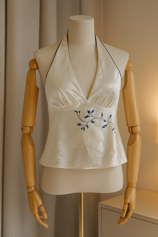 Blusa satinada