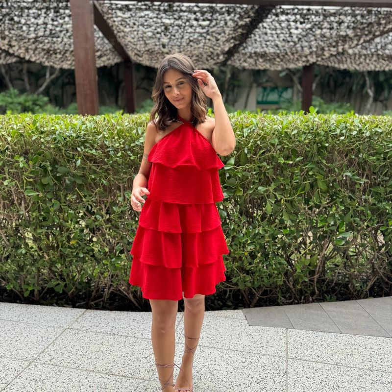 Vestido de capas