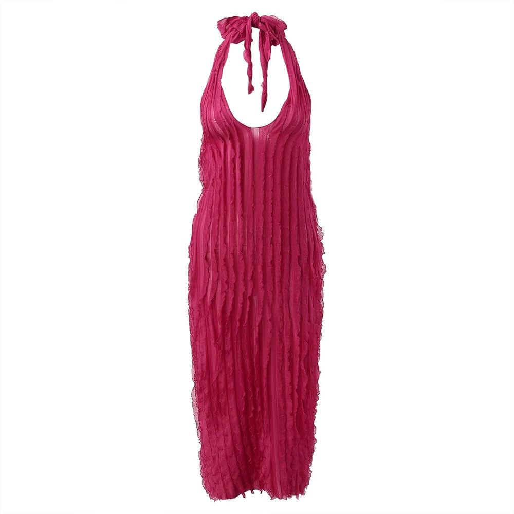 Vestido cruzado de pecho sexy ondulado Bull Louver
