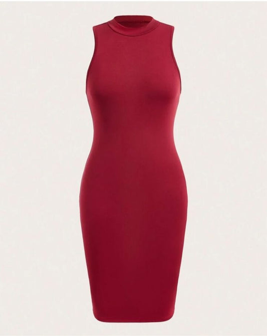 Vestido Burdeos Silhouette – Poder que se nota 🔥👠