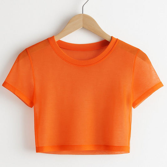 Crop Neon Fire – Vibra audaz y urbana 🔥🧡