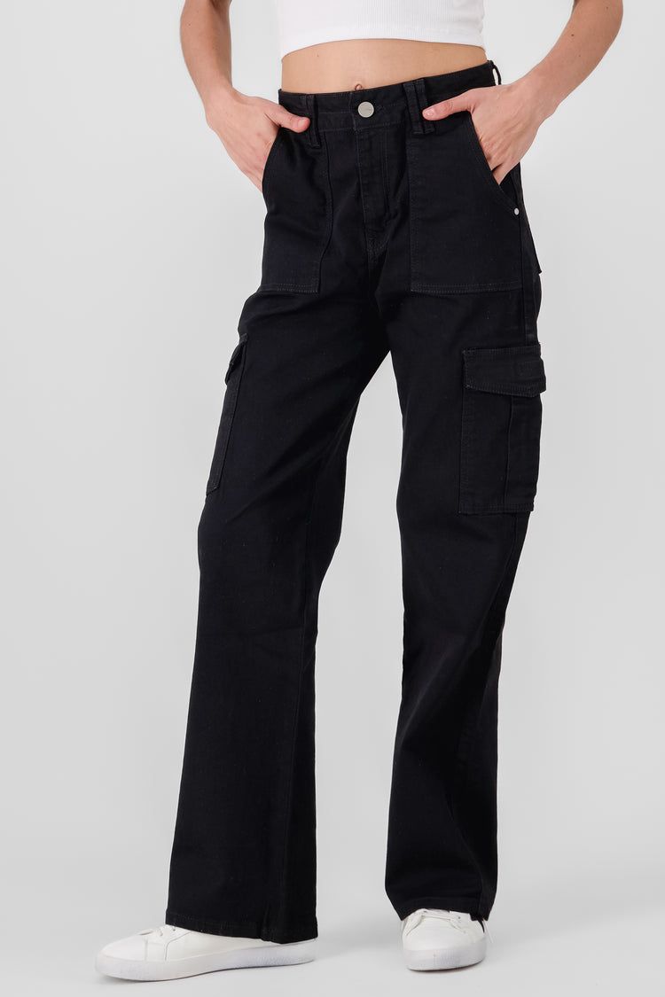 Cargo Denim Black – Estilo urbano con actitud ⚡🖤