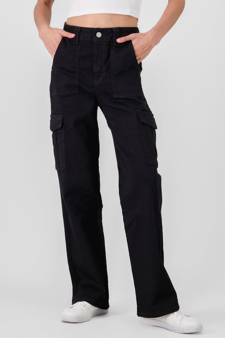 Cargo Denim Black – Estilo urbano con actitud ⚡🖤