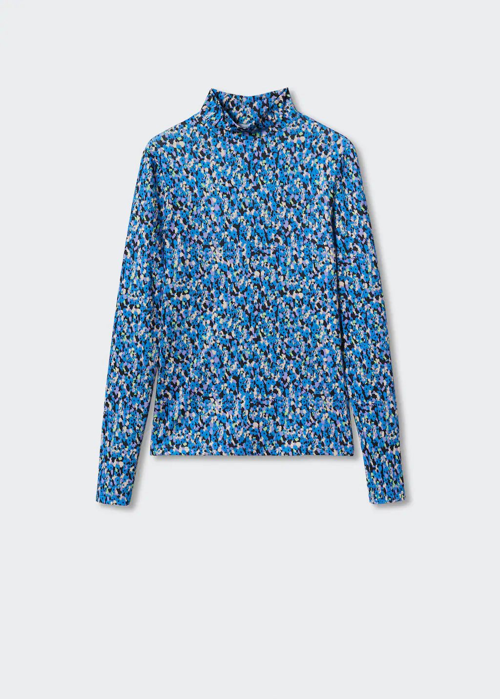 Blusa Blue Bloom – Sofisticación artística en cada trazo 💙🌸