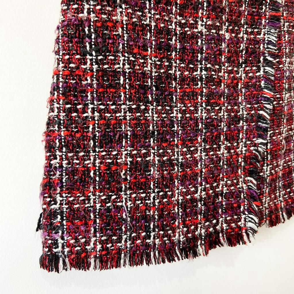 Falda Tweed Frangé – Elegancia clásica con actitud parisina 🇫🇷✨