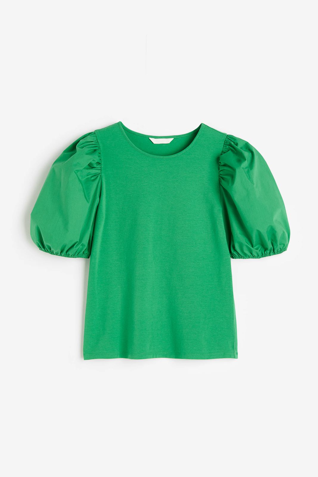 Blusa Verde Esmeralda con Mangas Abullonadas 💚🌿