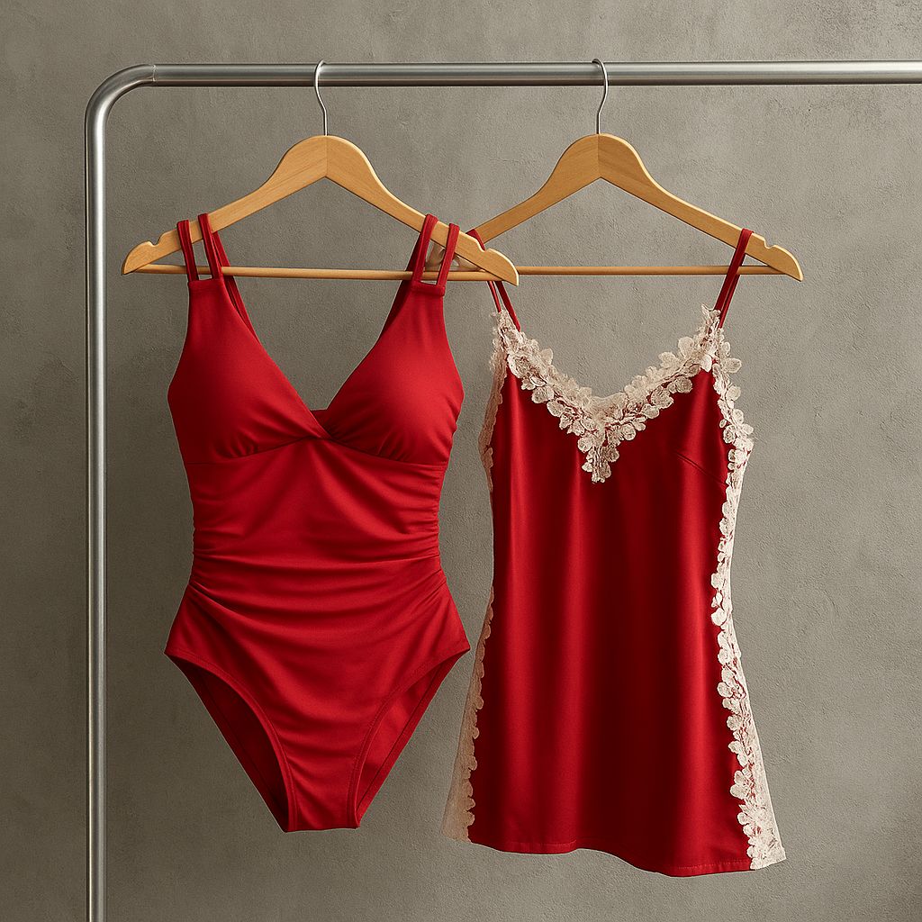 Bikini rojo bonito