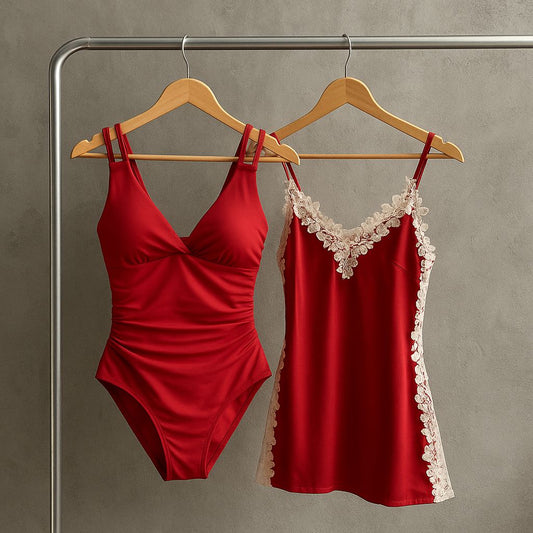 Bikini rojo bonito
